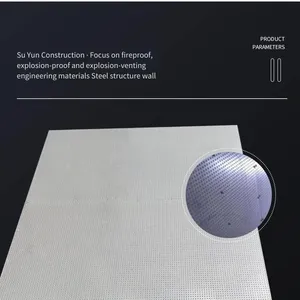 Explosion-resistant Wall, Explosion-proof Wall, Fiber Cement Composite Steel Plate, Wholesale of Explosion-resistant Board Materials, Suyun Industry, Labor and Materials Included thumbnail-5