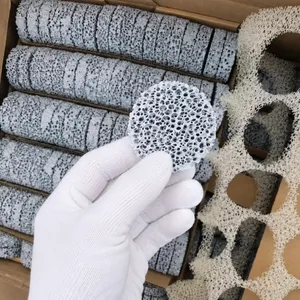 Zirconia Ceramic Foam Filter for High Temperature Steel Casting Filtration thumbnail-2