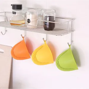 Food-Grade Silicone Mini Oven Mitts - Thick Heat Resistant Pinch Mitts & Non-Slip Pot Holders for Kitchen thumbnail-1