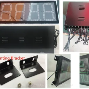8-24 Inch LED Digital Full Color Gas Price Screen Single or Double Sided Outdoor Oil and Gas Price Sign Format LED Screen thumbnail-2