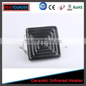 220V 500W LONG WORKING LIFE LARGE FLAT CE CERTIFICATION HOT SALE ELECTRIC INFRARED CERAMIC HEATER PLATE WITH THERMOCOPULE thumbnail-4