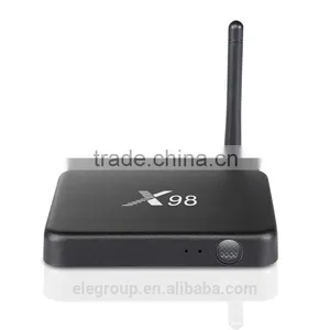 2016 New Design X98 OTT Smart Box S905 Quad Core RAM 2G+ROM 16G Android 5.1 tv Box Factory Direct thumbnail-1