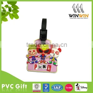 Factory Price PVC Silicone 3D Luggage Tag thumbnail-1