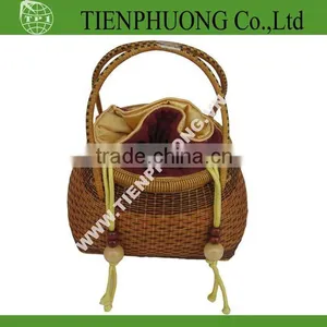 Bamboo Craft, Bamboo Basket Bag thumbnail-1