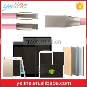 2016 Popular Stainless Steel One Side Mic Usb One Side for Iphpne Data Cable for Oppo R9/N1/A53 thumbnail-3