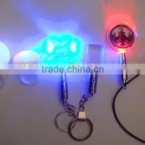Led Flashing Ring Light Keychain,hot Sale Logo Star Shape Keychain thumbnail-1