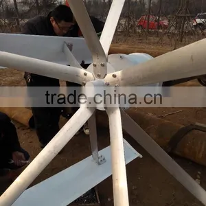 2015 New Year Low Price Richuan 300w Vertical Wind Turbine Permanent Magnet Generator Wind Turbine System thumbnail-2