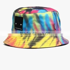 Popular Cheap Blue Camo Wholesale Bucket Hats for Headwear and Promotion thumbnail-3