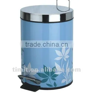 Superior Quality Tinplate Color Printed PP Inner Recycling Bin thumbnail-1