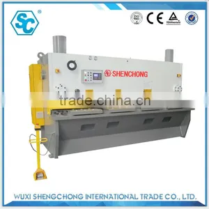 QC11K 6x4000 Cnc Guillotine to Cut SS Plate thumbnail-1