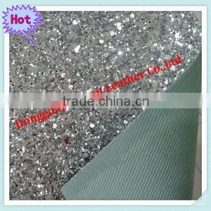 Hot Sale Glitter Velvet Fabric for Bags and Shoes,glitter Fabric Wallpaper thumbnail-4