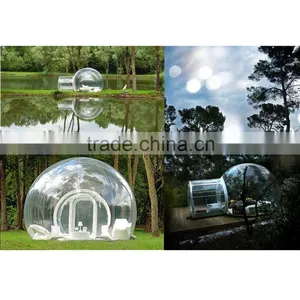 Outdoor Single Tunnel Inflatable Beach Tent Round Inflatable Transparent Tent House Spherical Inflatable Camping Tent thumbnail-6