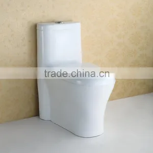 Freestanding White Glazed Wash Down Bathroom Water Closet thumbnail-5