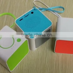 Wireless Bluetooth Speaker Cube Stereo Loudspeaker Portable Mini Bluetooth Speaker thumbnail-1