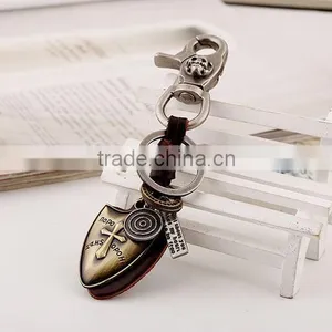 2015 Yiwu Factory Direct Sale Custom Leather Keychains Promotional Gift thumbnail-3