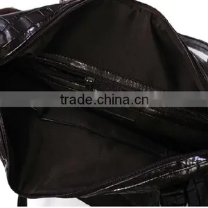 Crocodile Leather Carrier Bag for Men Leather Garment Bag Leather Shoe and Bag Set thumbnail-4