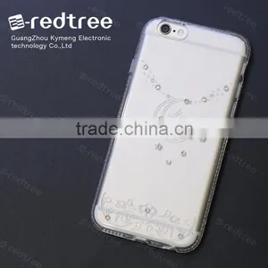 Diamond Clear Soft TPU Mobile Phone Case Cover for Iphone 5s 6s 6plus 7 thumbnail-1