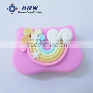 Rainbow Plastic Contact Lens Mate Case Kit With Accessories:dual Case ,tweezer,stick thumbnail-1