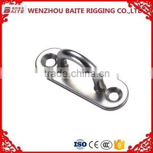 High Quality Stainless Steel AISI304 316 Small Square Marine Lifting Pad Eye Plate thumbnail-1