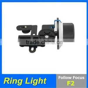 DSLR Rig Follow Focus F2 Follow Focus w/ Gear Ring Belt Mounts For DSLR Nikon Sony Canon 60D 550D 7D 5D Mark II D90 D7000 thumbnail-1