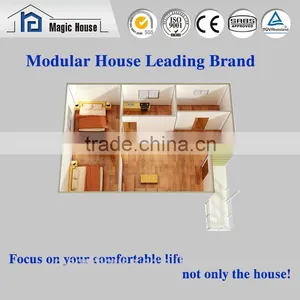 Prefabricated Light Steel Structure Residential Home/two Bedroom House/room Plan thumbnail-2