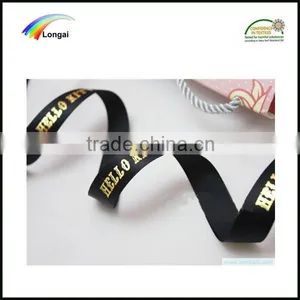Wholesale Top Quality Custom Printed Satin Ribbon for Packaging/decoration thumbnail-1