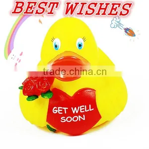 Promotional Floating Rubber Bath Toy Duck thumbnail-1
