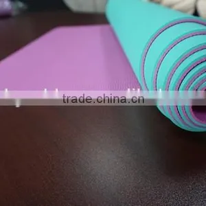 6mm Thickness Non-slip Moisture Resistant TPE Yoga Mat thumbnail-2