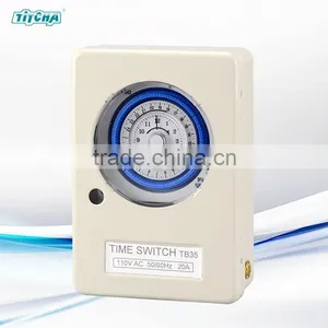 TB35 / T38 Mechanical Timer Din Rail / Timer Switch / With Battery Operated Without Battery Timer Switch thumbnail-1