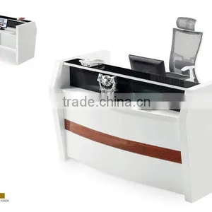 Modern White Simple Elegant Front Desk Counter TC-66118 Quality Choice thumbnail-1