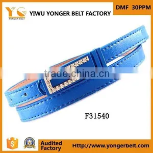 Beautiful Cute Skinny Waist Belt Lady Decorative pu Jeans Pant Belt thumbnail-2