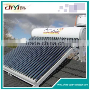 Galvanized Steel 1.2mm Popular Non-pressured Solar Water Heater thumbnail-1