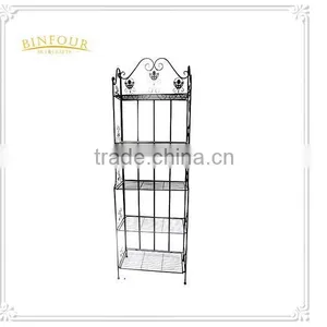 Cheap Metal Garden Decor Rack Shelf Display Planter Holders Flower Pot Shelf thumbnail-1