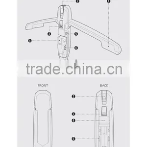 Tuix Brand Collection Coat Hangers and Hook for Hyndai Vehicles 2010-2015 Year thumbnail-4