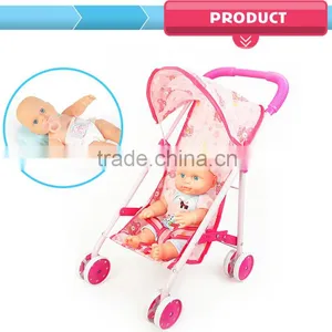 Shantou Hot Item Lovable Small Baby Dolls Wholesalers for Kids With Cart thumbnail-3
