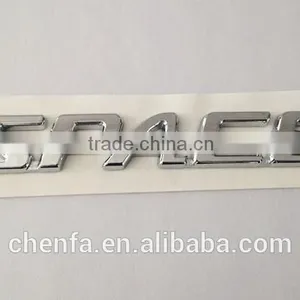 Promotional 3m Adhesive Plastic Auto Chrome Emblem thumbnail-4