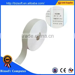 Bizosft Washable Label Care Instruction Label Clothes Barcode Label Non-woven Label 20mm*200M Roll thumbnail-1
