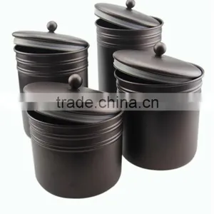 4pcs Stainless Steel Canister With Color thumbnail-1