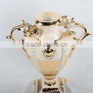 Newest Antique Ceramic Vase With Flower Design , Large Ceramic Vase thumbnail-4