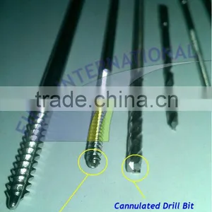 Orthopedic Cannulated Drill Bit AO Coupling Drill Bit Orthopedic Cannulated Screw Driver Orthopedic Instruments Implant Surgical thumbnail-1