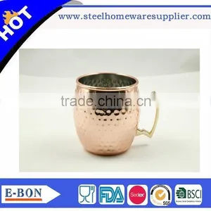 High Quality Standard Hammer Moscow Mule Solid Copper Mugs Quality Choice thumbnail-1