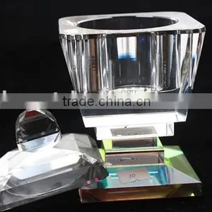 2014 New Products Crystal Sugar Bowl With Lid Table Decoration thumbnail-3