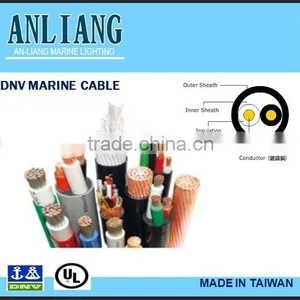 DNV/UL 2core 16.4mm PVC Coated Marine Enameled Copper Electrical Cable Wire thumbnail-1