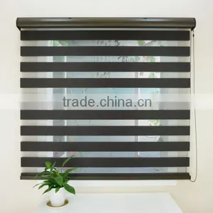 Blackout Zebra Blind Ready Made Roller Curtain thumbnail-1