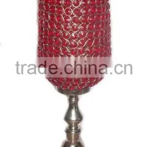 Wedding Centerpiece With Crystal Votive Attachment thumbnail-1