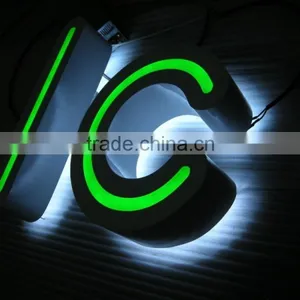 Galvanized Sheet Channel Led Letter Sign Advertising Letter Logo thumbnail-1