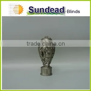 16 19 Curtain Rod With Copper Satin Stainless Steel Iron Chrome Alum Crystal Curtain Pole Curtain Accessory thumbnail-2