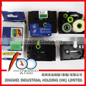 9mm Tape Cartridge for Compatible Brother P-touch Label Printer Black on White TZe-221 thumbnail-3