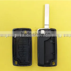 3 Buttons Remote Flip Folding Car Key for Peugeot 307 CE0523 no Logo thumbnail-5