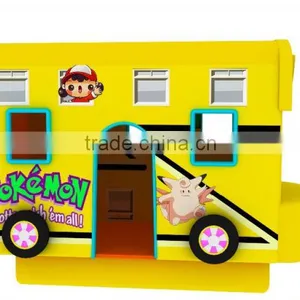 Pikachu Bus Kids Indoor Playground Soft Electric Playground Equipment thumbnail-5